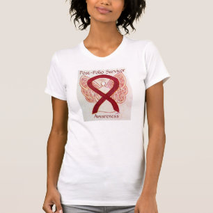 Post-Polio Survivor Awareness Ribbon Angel Shirt