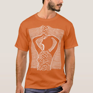 post punk woman waves design T-Shirt