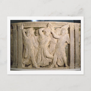Post-restoration panel No.II from the exterior pul Postcard