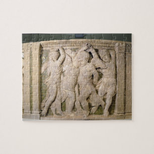 Post-restoration panel No.IV from the exterior pul Jigsaw Puzzle