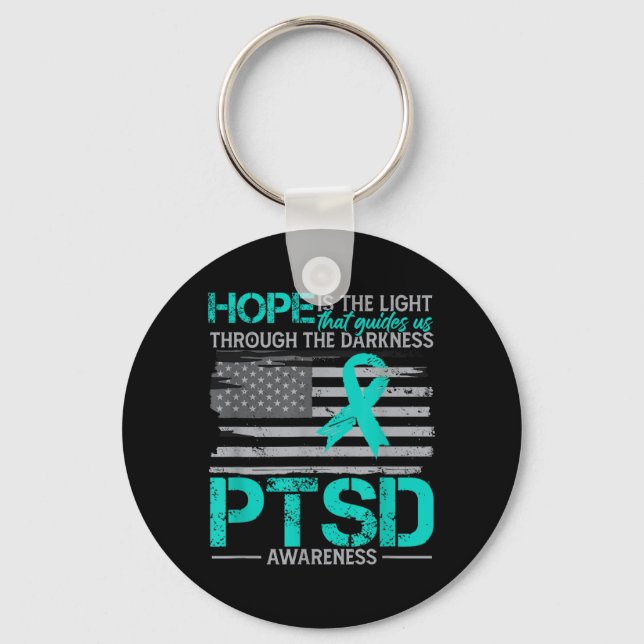 Post Traumatic Stress Disorder PTSD Key Ring (Front)