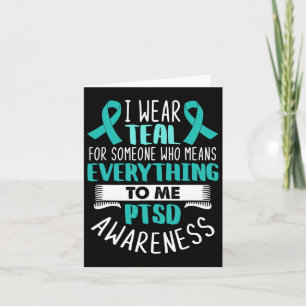 Post-traumatic Stress Disorder Warrior Ptsd Awaren Card