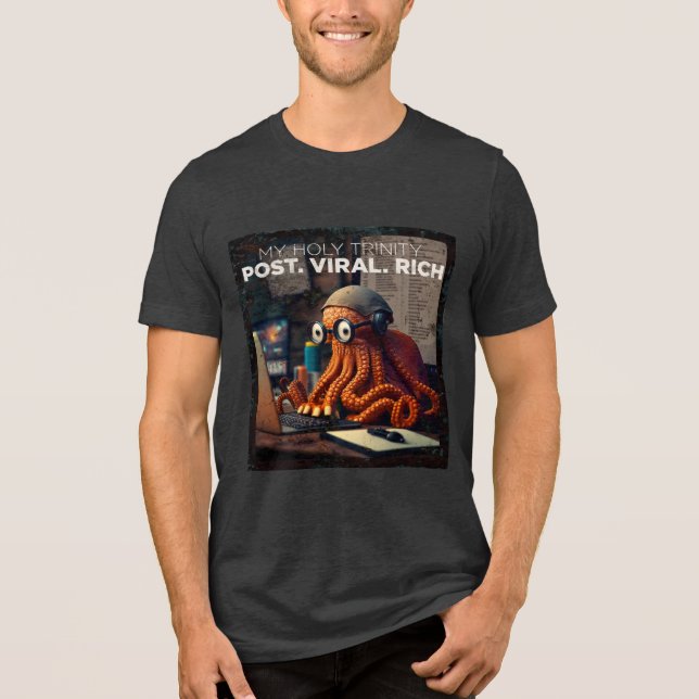 Post Viral Rich - Squid Gamer Tri-Blend Shirt (Front)