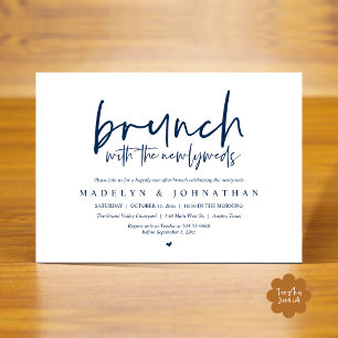 Post Wedding Brunch with the Newlyweds Celebration Invitation