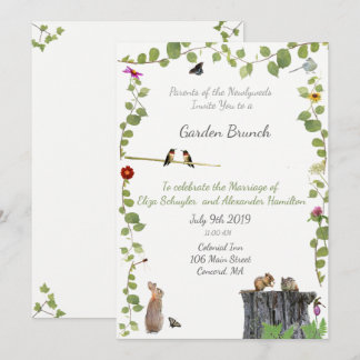 Post wedding: Newlywed  Brunch Invitation