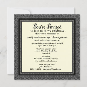 Post-Wedding Reception Invitation