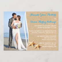 Post Wedding Reception Only Photo Template Invite
