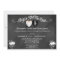 Post Wedding Trendy Chalkboard Invitation