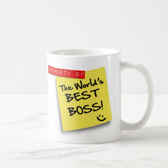 Post WORLD'S BEST BOSS - mug (Right)