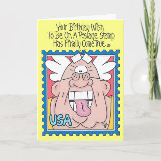 POSTAGE STAMP Birthday Card (Version 2)