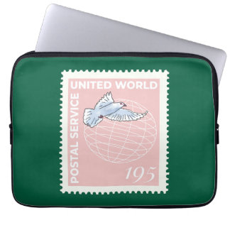 Postage stamp - laptop sleeve