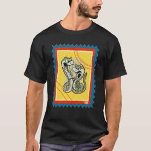 Postage Stamp Snakes Rattlesnake Snake T-Shirt