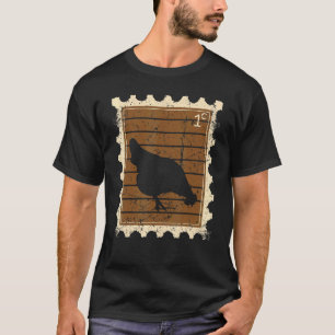 Postage Stamp With A Chicken T-Shirt