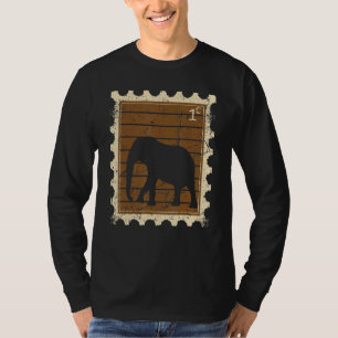 Postage Stamp With An Elephant T-Shirt
