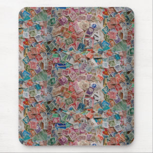 POSTAGE STAMPS MOUSE PAD
