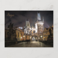 postal de la ciudad de Praga en República Checa