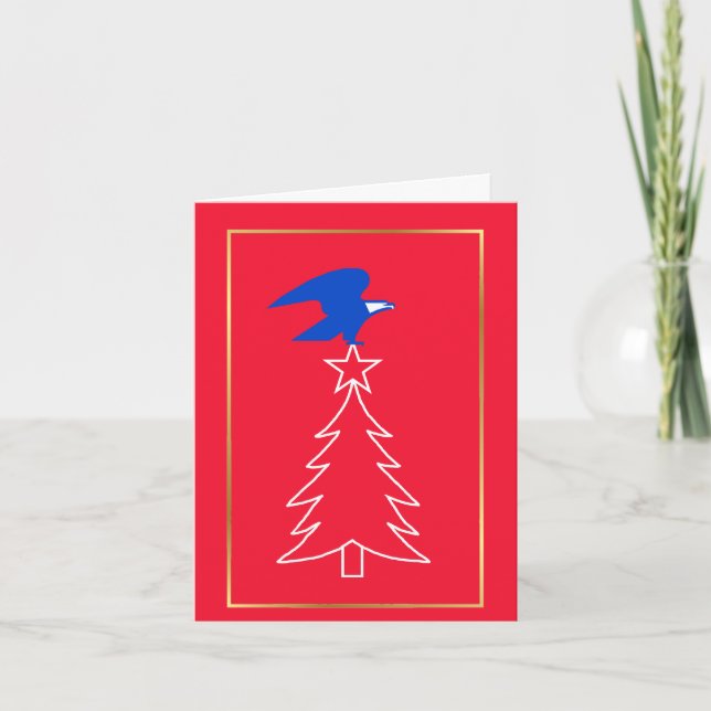 Postal eagle Christmas Card (Front)