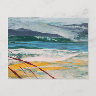 Postal Green Sea  Postcard