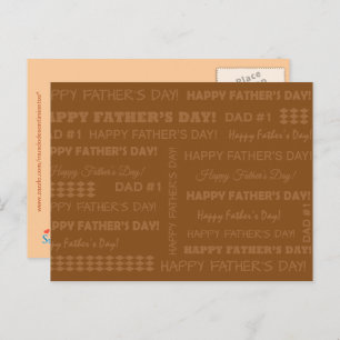 Postal - Happy Father's Day Postcard