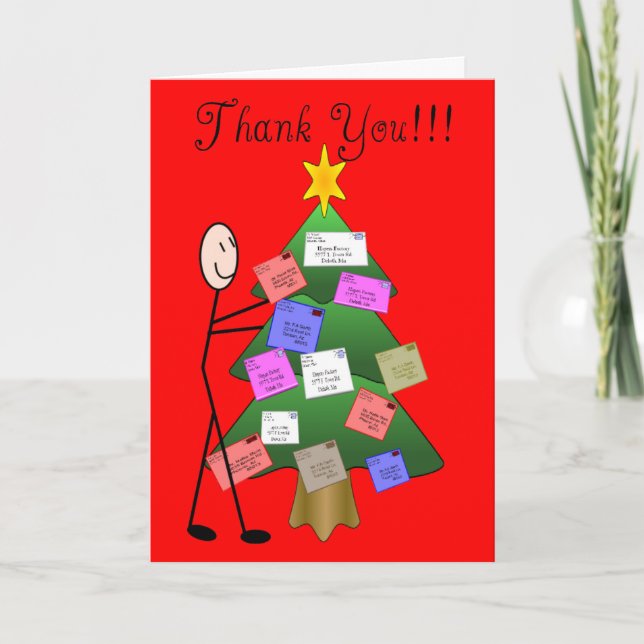 Postal Letter Carrier Thank You Cards (Front)