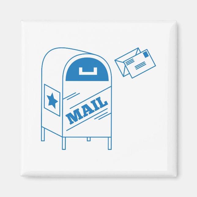 Postal Mail Magnet (Front)