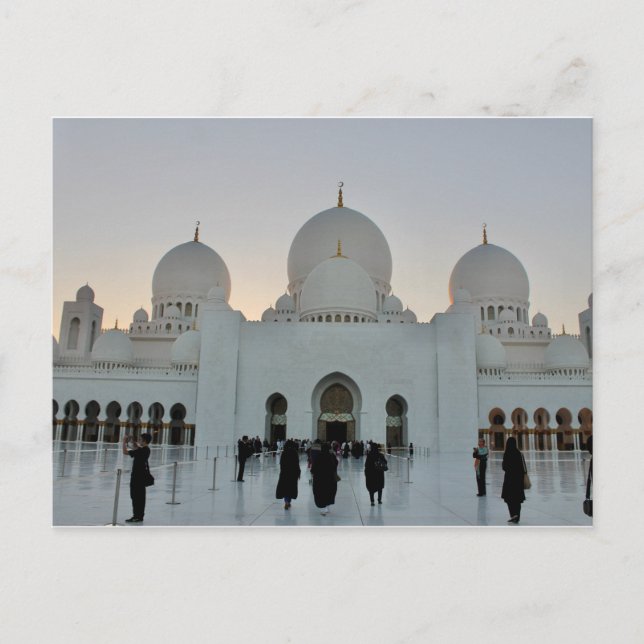 Postal Mezquita Sheikh Zayed, Abu Dabi Postcard (Front)