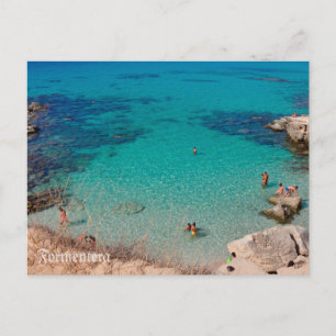 postal service Caló des Mort en la isla de Formen Postcard