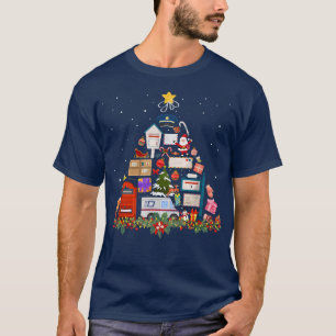Postal Service Christmas Tree Ornament Tree Xmas 2 T-Shirt