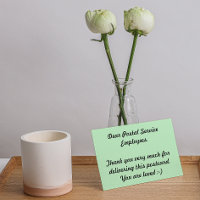 Postal Service Employees Thank you