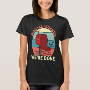 Postal Service for a Mailman Cool postmaster T-Shirt