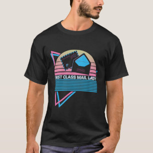 Postal Service Post First Class Mail Lady T-Shirt