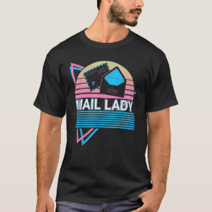 Postal Service Postman Retro Mail Lady T-Shirt