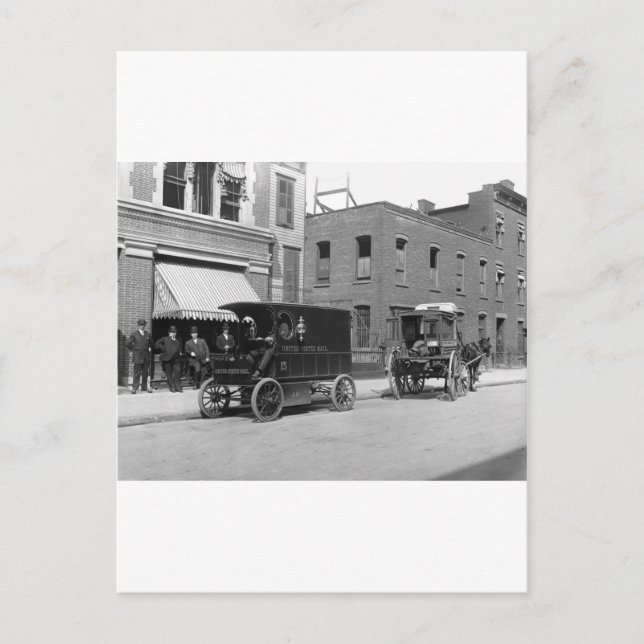 Postal Service Technology Upgrade: early 1900s Postcard (Front)