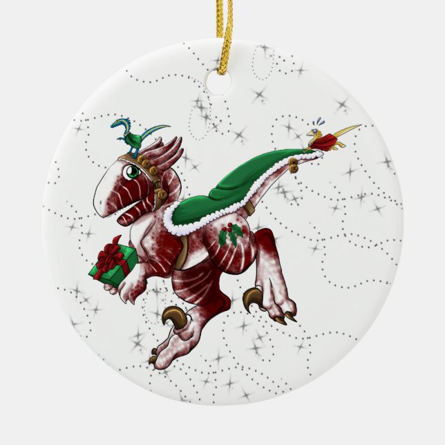 Postal Shivae Ceramic Tree Decoration (Front)