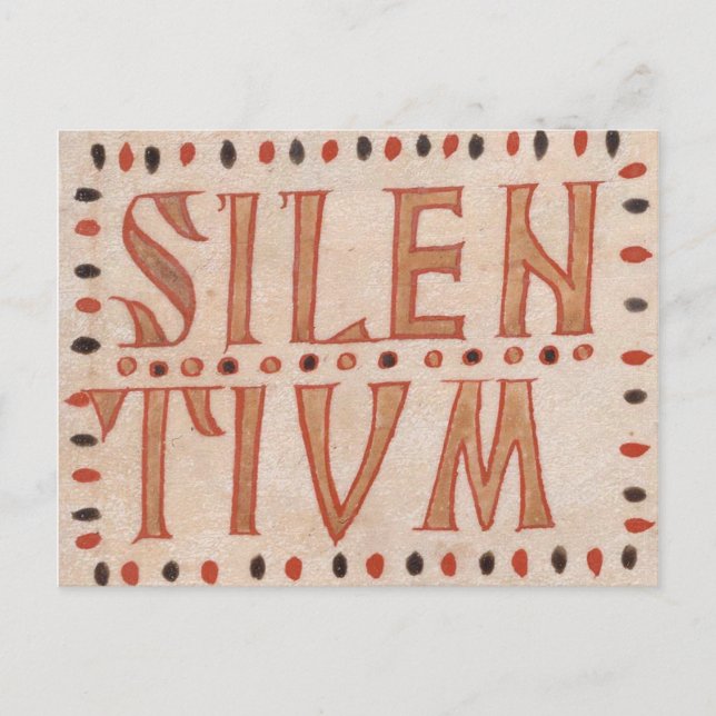 Postal Silentium Postcard (Front)