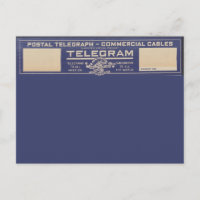 Postal Telegram Vintage