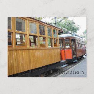 postal tren de Soller en Mallorca Postcard