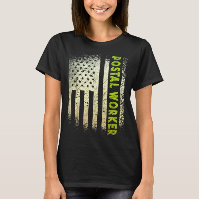 Postal Worker Delivery Service Post Office  Mailma T-Shirt (Front)