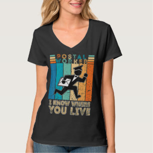 Postal Worker Funny Carrier Mailman Post Office Da T-Shirt