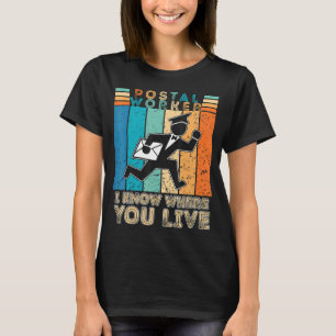 Postal Worker Funny Carrier Mailman Post Office Da T-Shirt