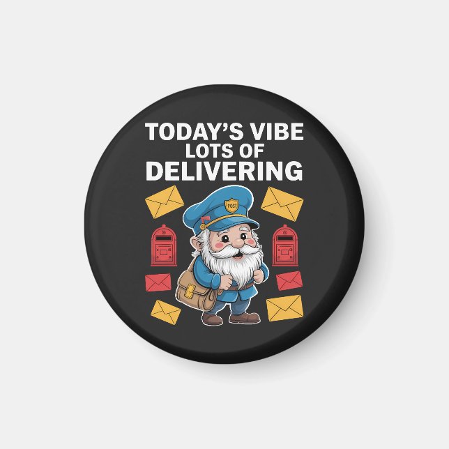 Postal Worker Gnomes Mail Magnet (Front)