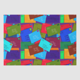 Postal Worker Letters Tissue Paper