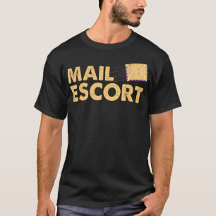 Postal Worker Mail Escort Envelope T-Shirt