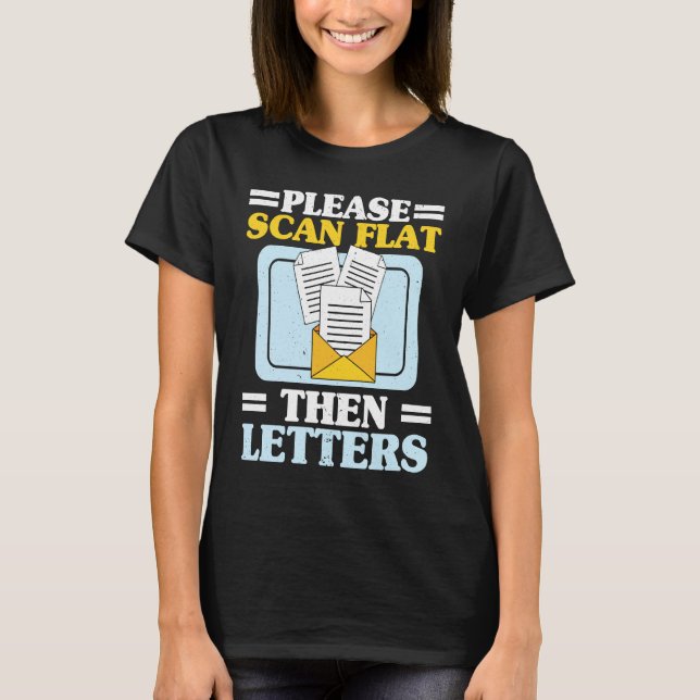 Postal Worker Mailman Delivery Shipment Mail Escor T-Shirt (Front)