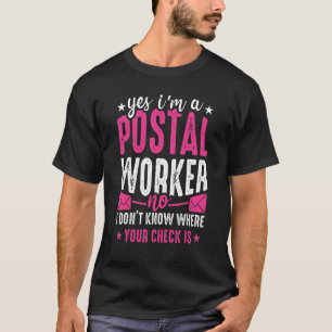 Postal Worker Mailman Mail Carrier Post Office T-Shirt