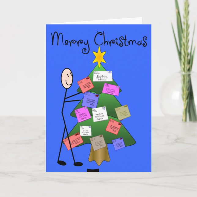 Postal Worker "Merry Christmas" Cards & Postcards (Front)