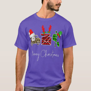 Postal Worker Merry Christmas Funny Xmas For Famil T-Shirt