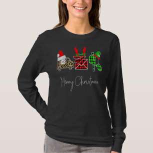 Postal Worker Merry Christmas Funny Xmas For Famil T-Shirt