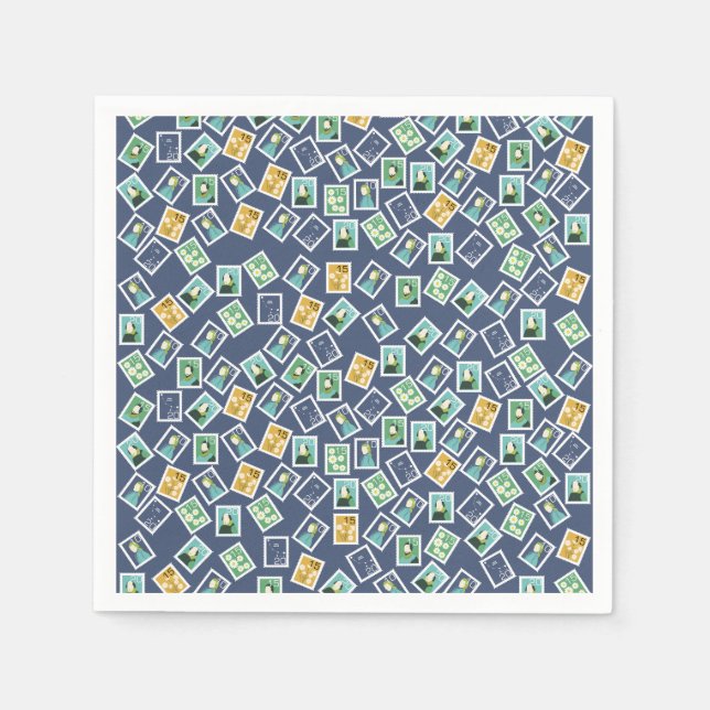 Postal Worker Paper Napkins (Front)