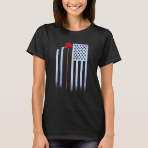 Postal Worker Postal Life Delivery Mailman Flag T-Shirt